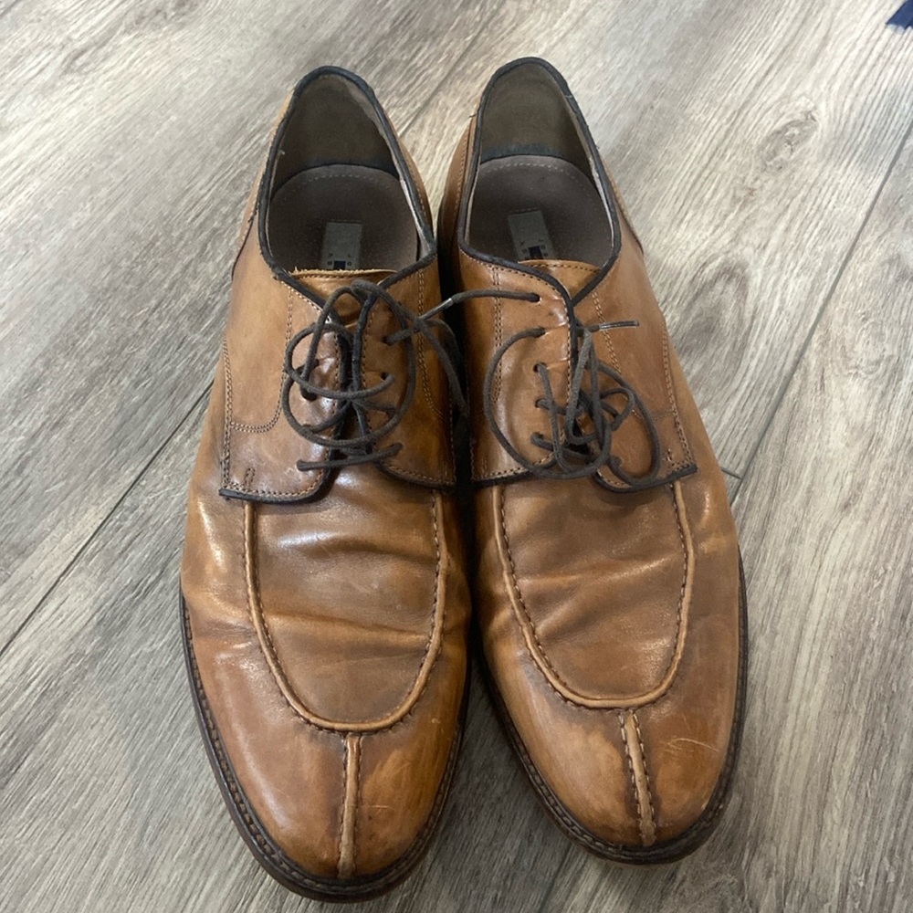 Joseph Abboud Leather 10.5D Laced oxfords Dress Shoes